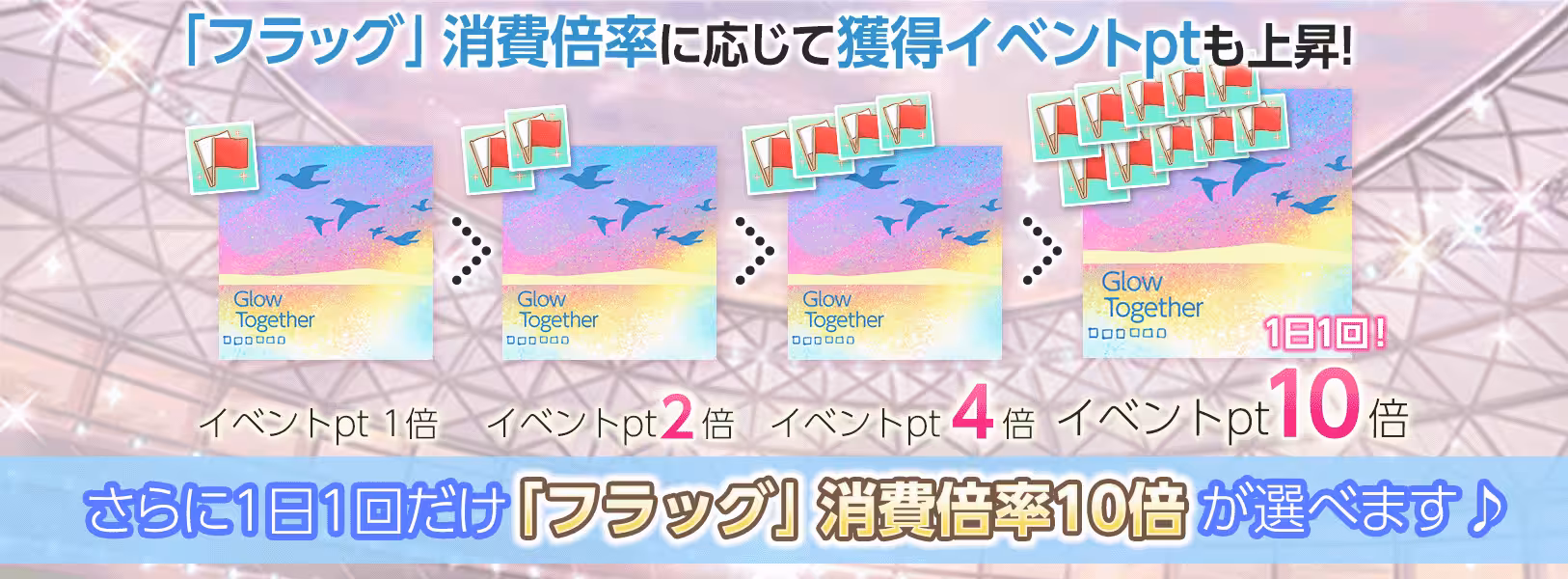 イベント「プラチナスタートラストBOT」公演折り返し!