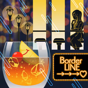 Border LINE→→→♡ ジャケット