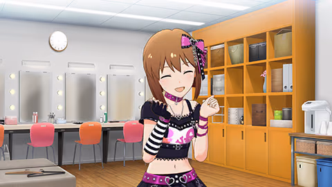 お出迎えは、精一杯の声での画像